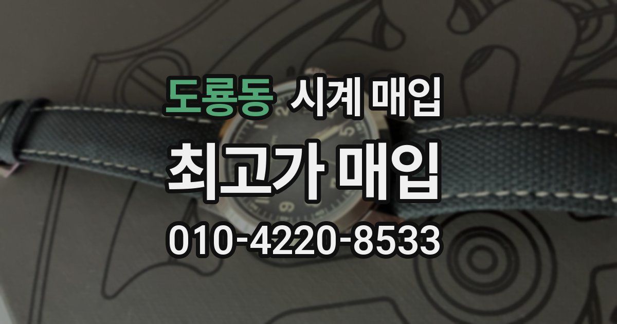 도룡동 시계 매입