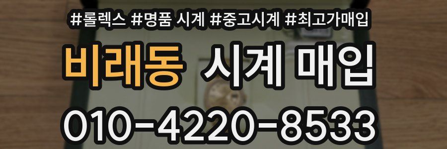 비래동 시계 매입