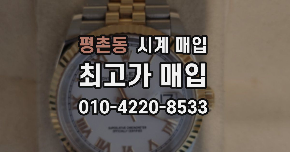 평촌동 시계 매입