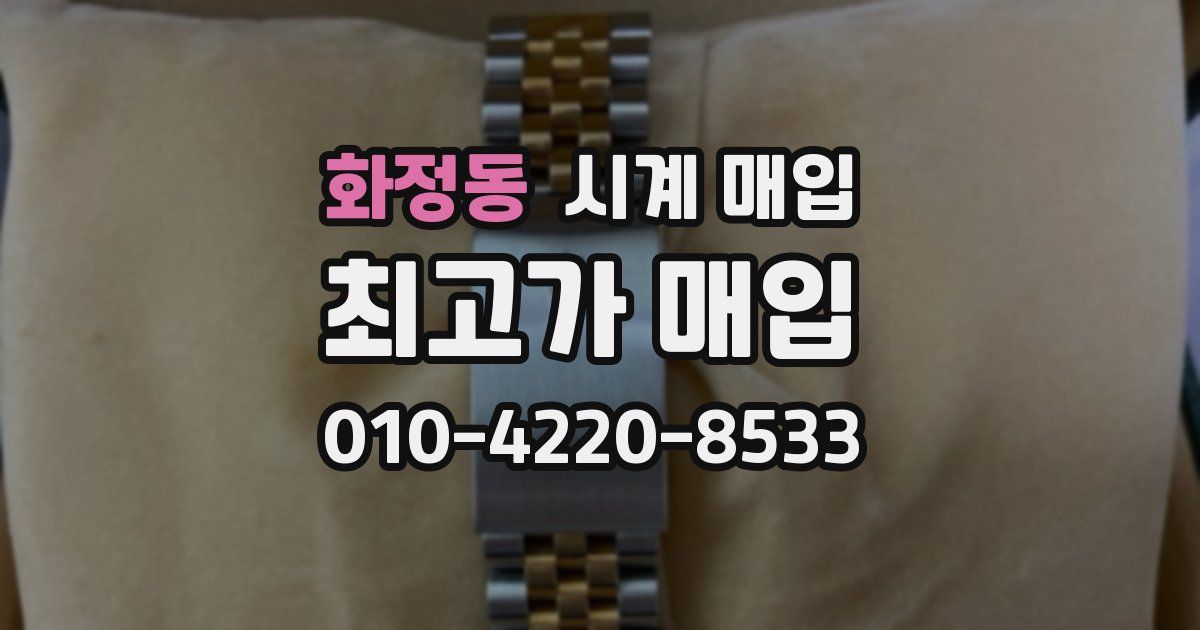 화정동 시계 매입