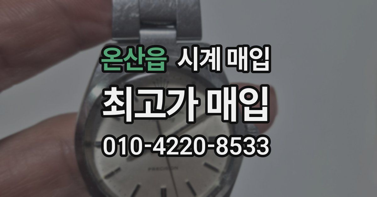 온산읍 시계 매입