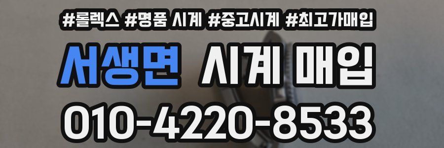 서생면 시계 매입
