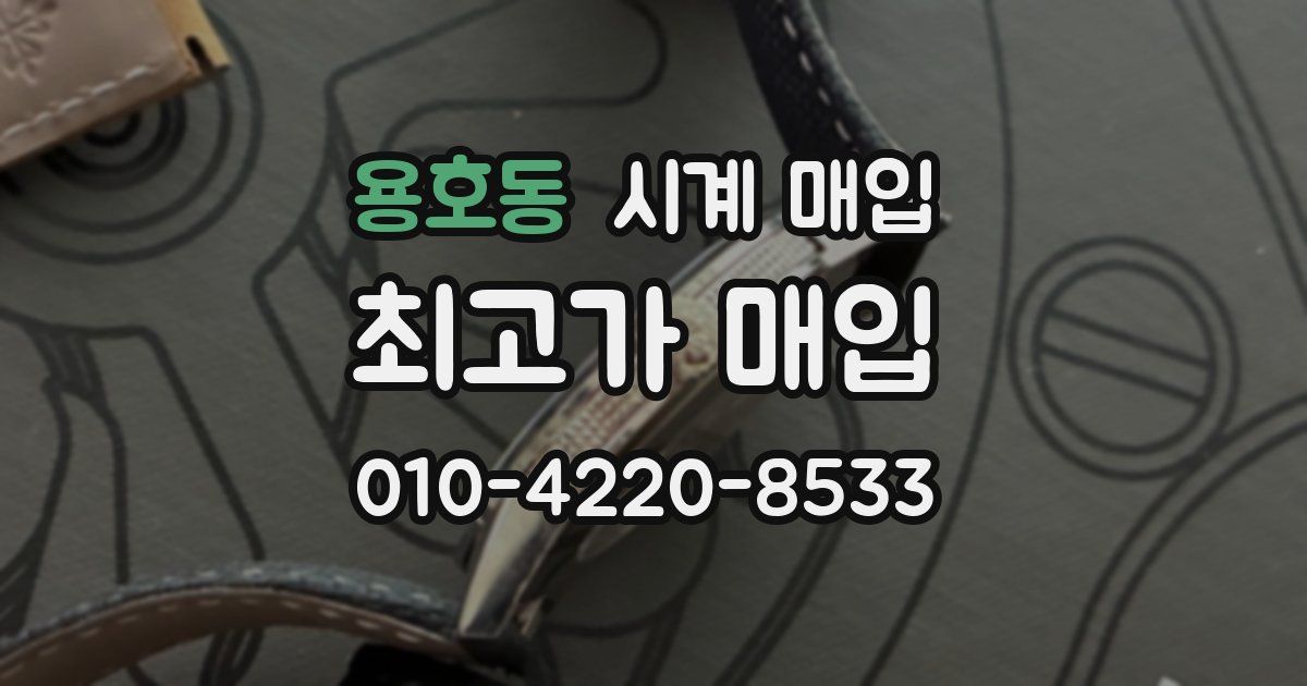 용호동 시계 매입