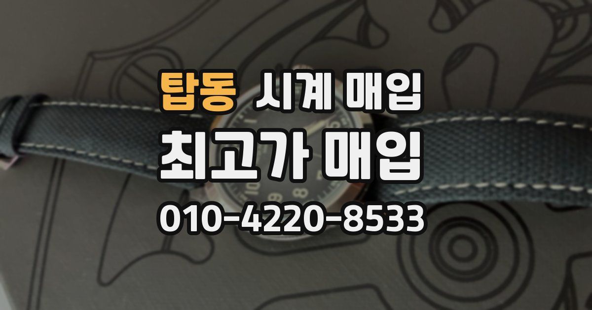 탑동 시계 매입