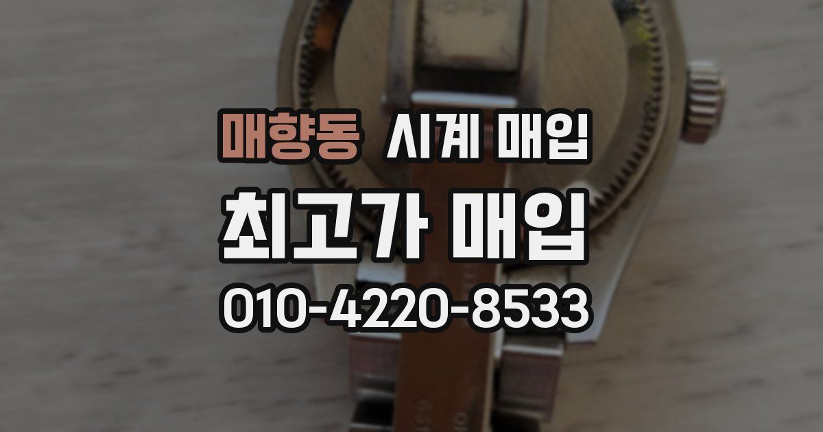 매향동 시계 매입