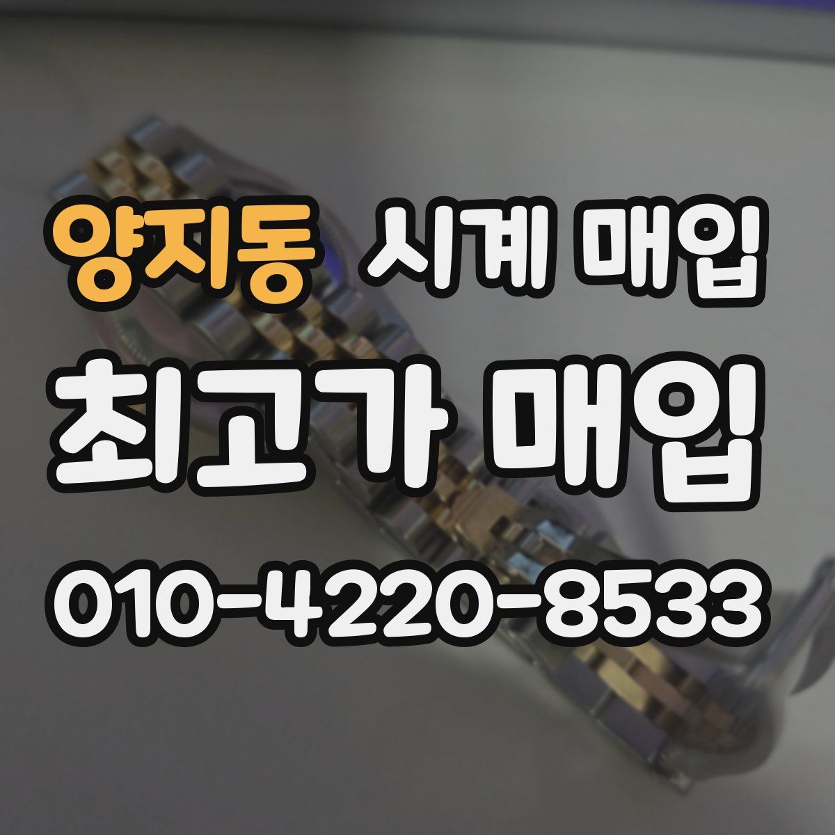 양지동 시계 매입