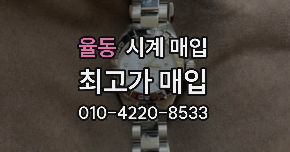 율동 시계 매입