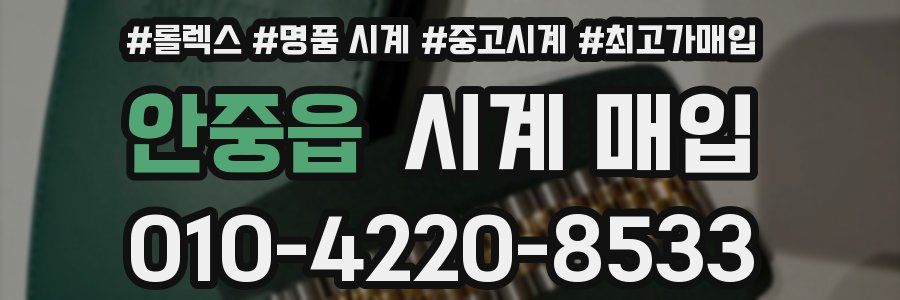 안중읍 시계 매입