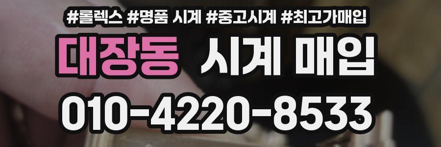 대장동 시계 매입
