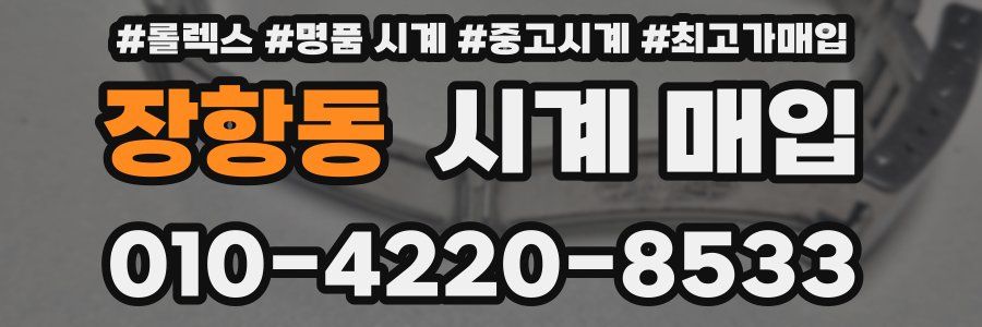 장항동 시계 매입