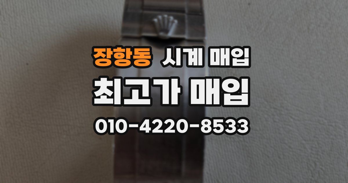장항동 시계 매입