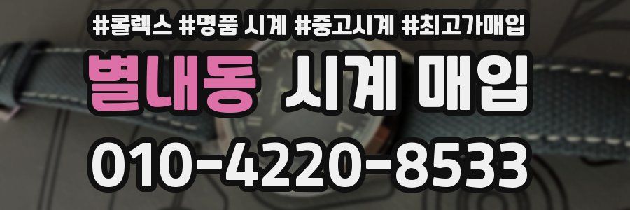 별내동 시계 매입