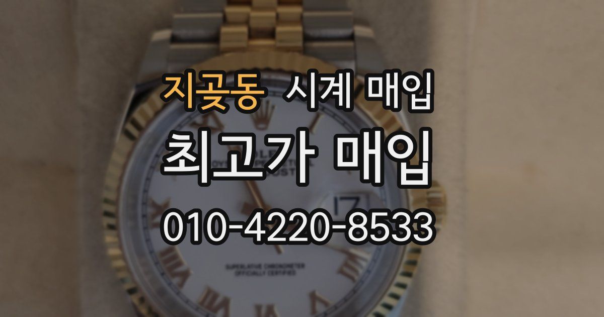 지곶동 시계 매입