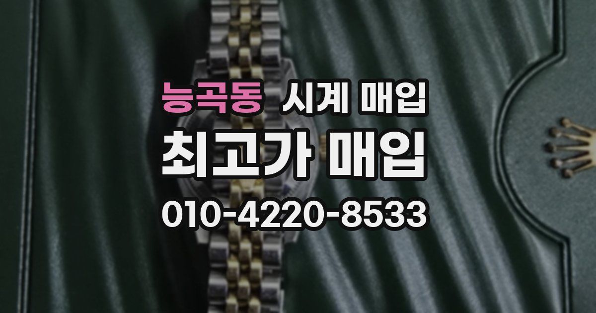 능곡동 시계 매입