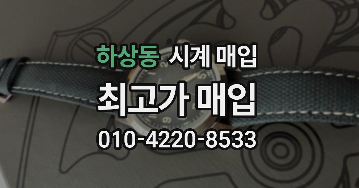 하상동 시계 매입