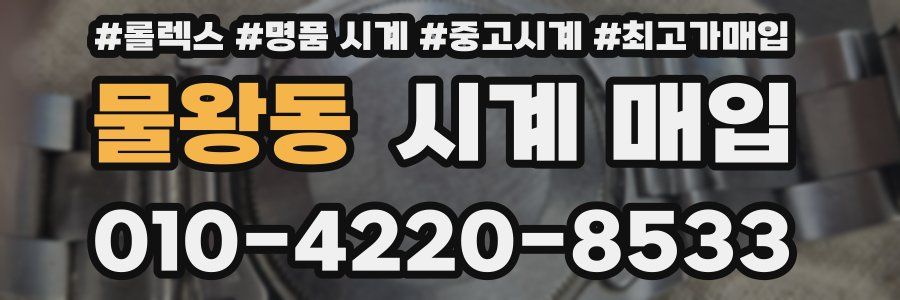 물왕동 시계 매입