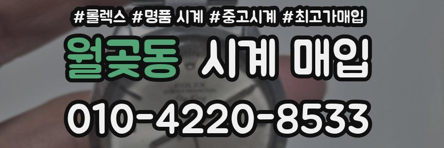 월곶동 시계 매입
