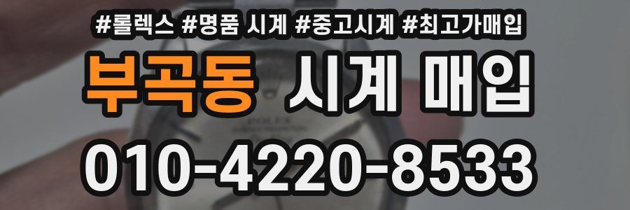 부곡동 시계 매입