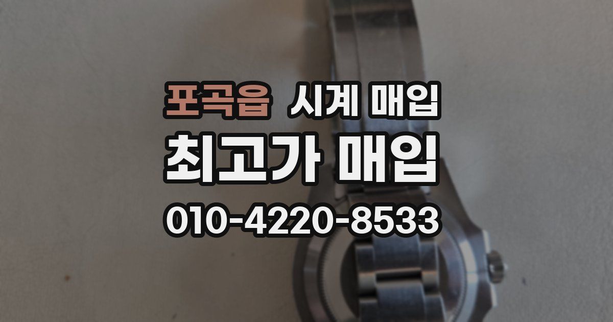 포곡읍 시계 매입
