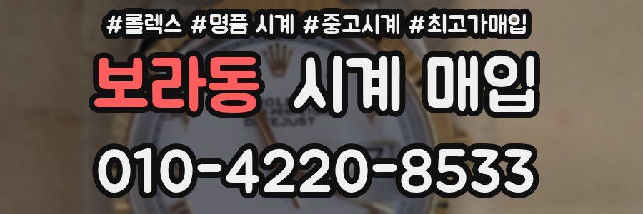 보라동 시계 매입