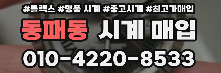 동패동 시계 매입