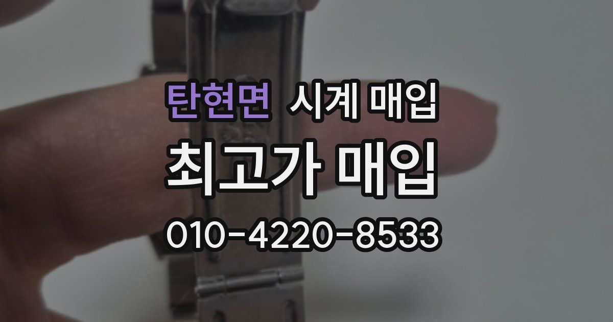 탄현면 시계 매입