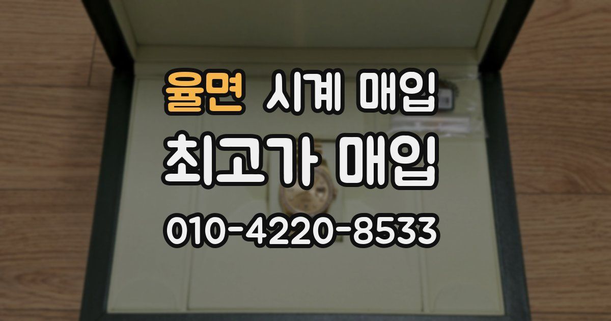 율면 시계 매입