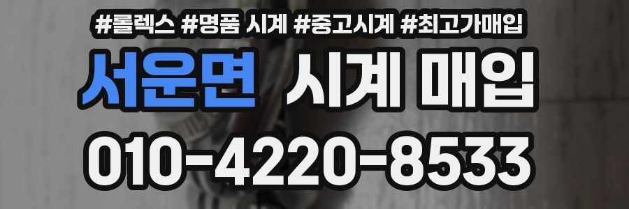 서운면 시계 매입