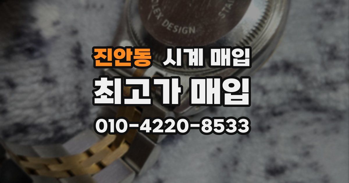 진안동 시계 매입