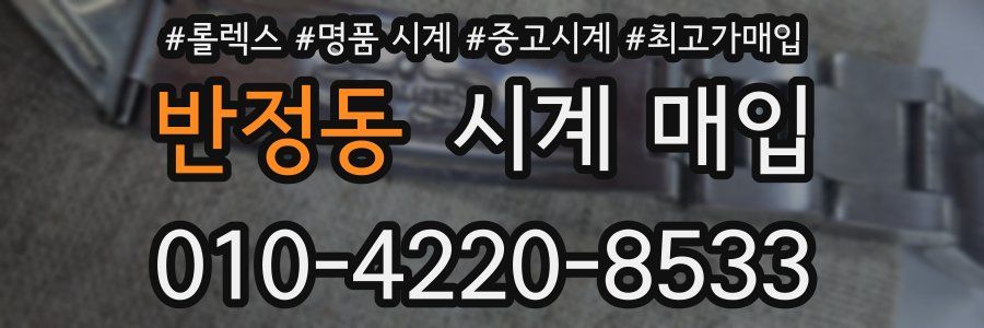 반정동 시계 매입
