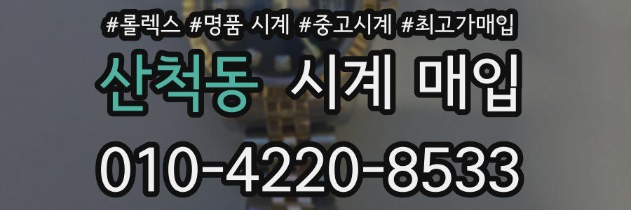 산척동 시계 매입