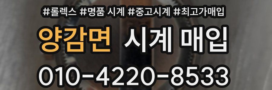 양감면 시계 매입