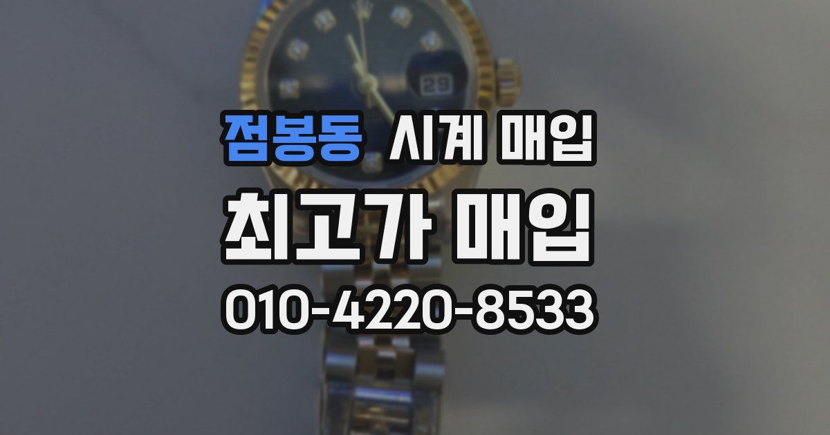 점봉동 시계 매입