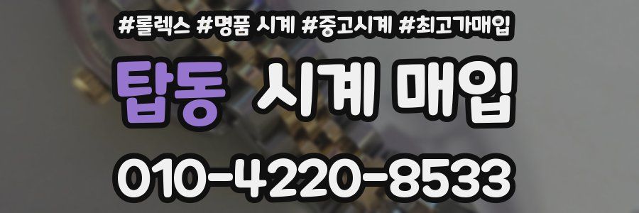 탑동 시계 매입