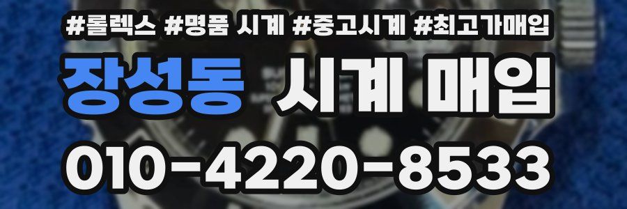 장성동 시계 매입
