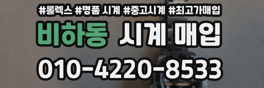 비하동 시계 매입
