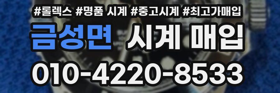 금성면 시계 매입
