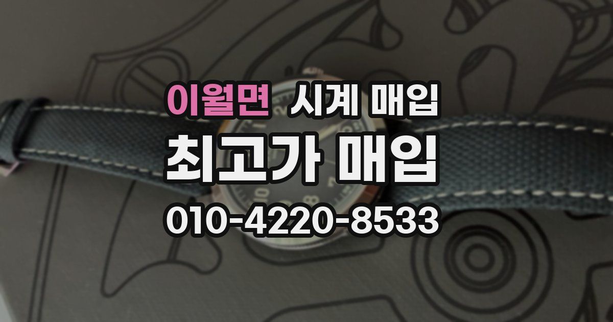 이월면 시계 매입