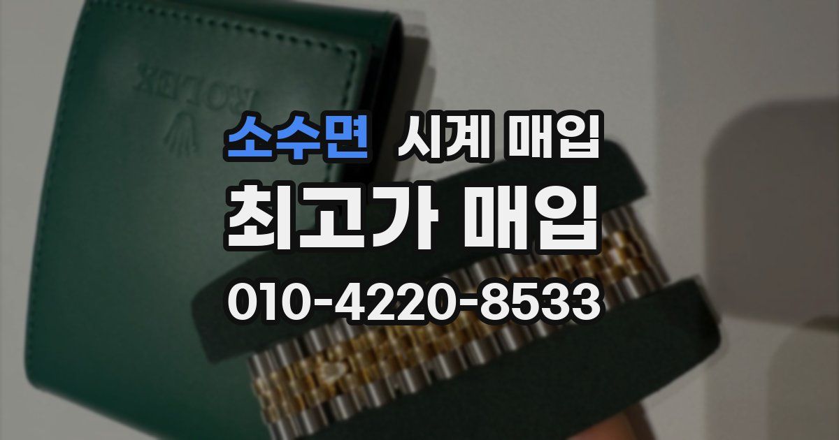 소수면 시계 매입