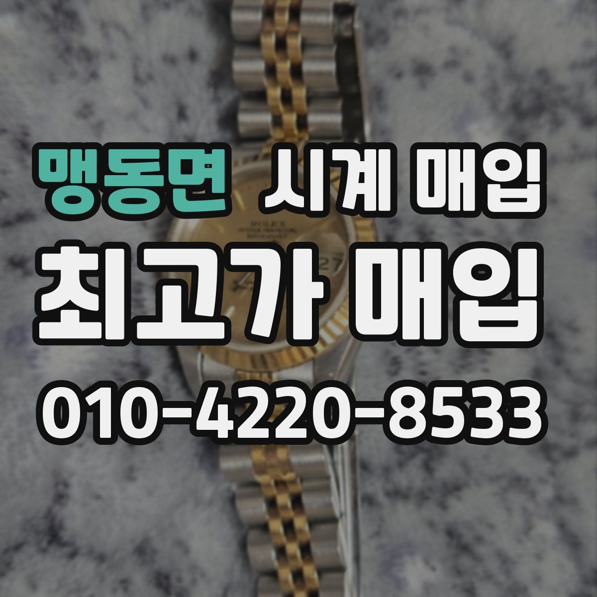 맹동면 시계 매입