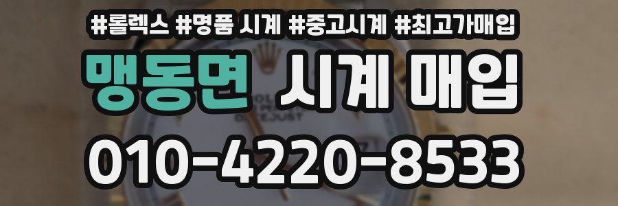맹동면 시계 매입
