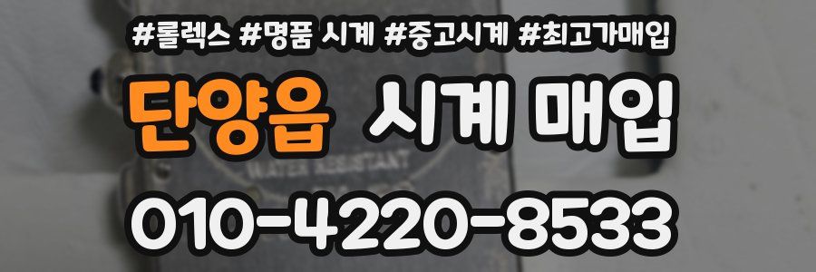 단양읍 시계 매입