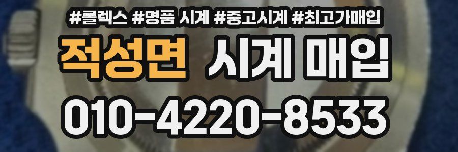 적성면 시계 매입