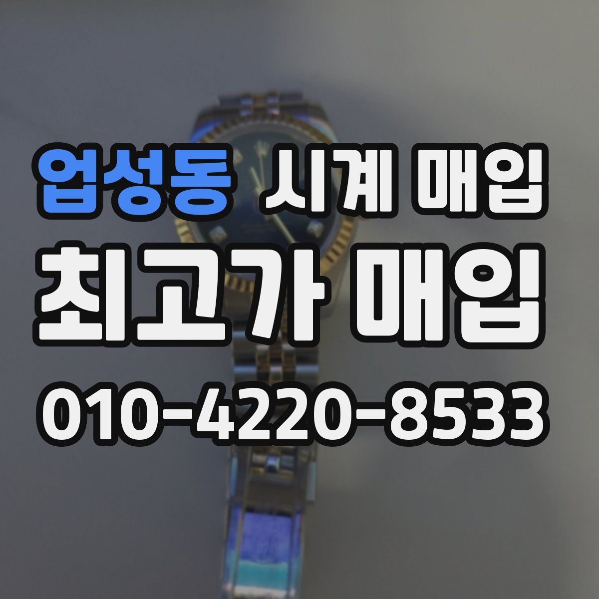 업성동 시계 매입