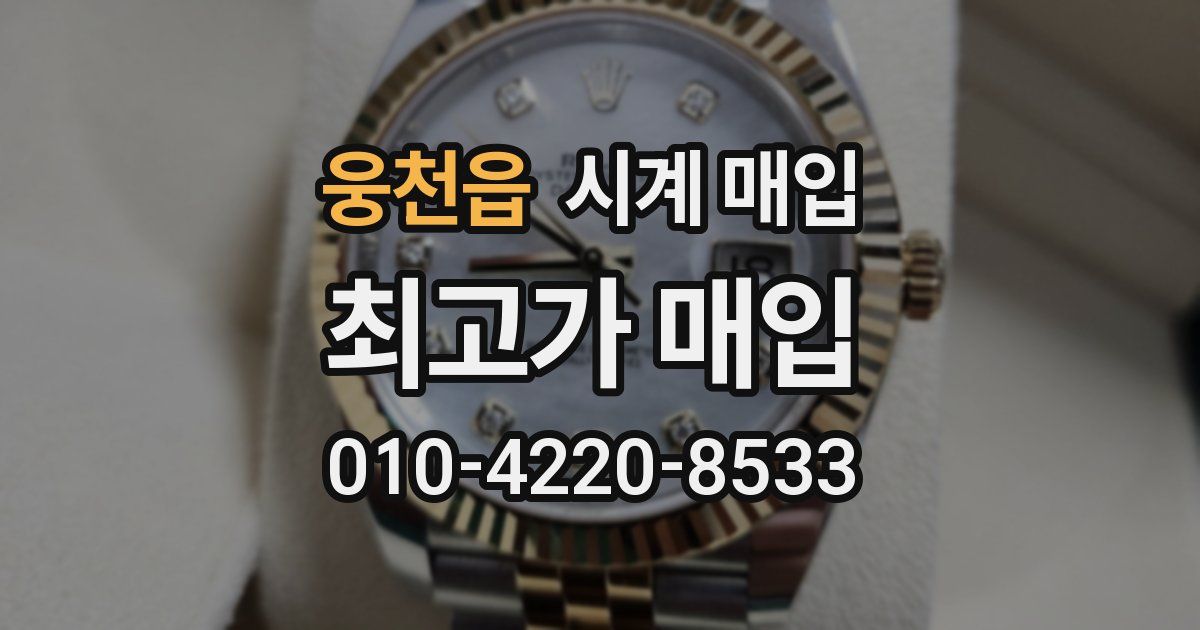 웅천읍 시계 매입