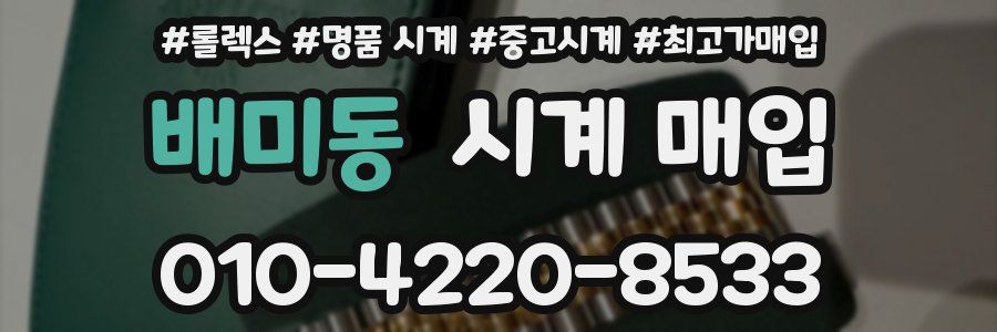 배미동 시계 매입