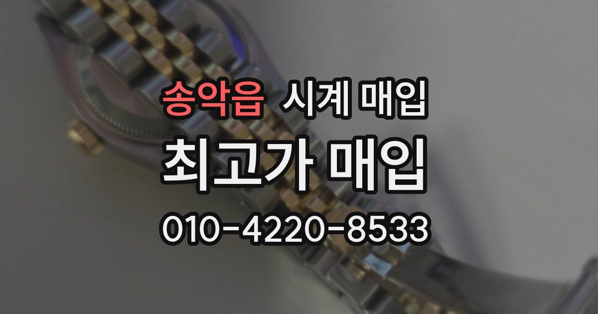 송악읍 시계 매입