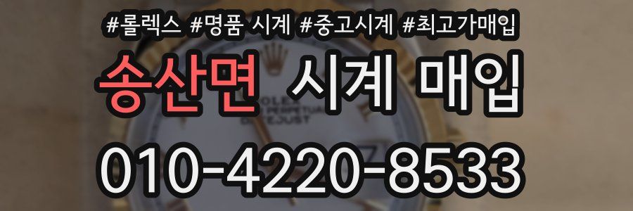 송산면 시계 매입