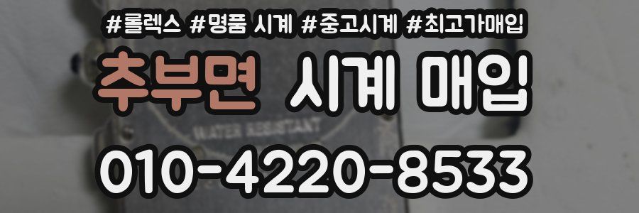추부면 시계 매입