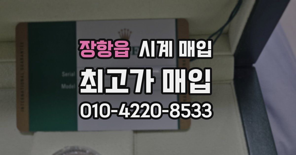장항읍 시계 매입